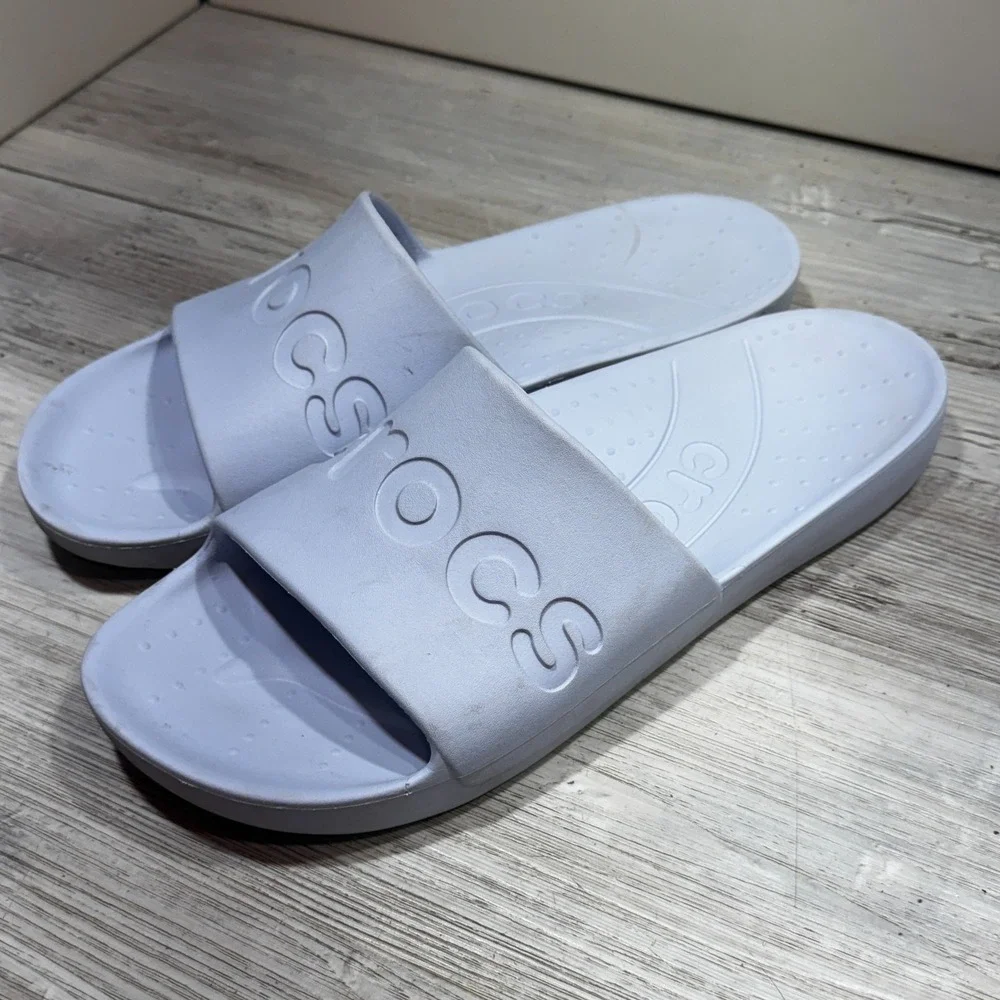 CROCS Slides Men's Sandals Size 11 Color Dreamscape Summer Beach Slip On